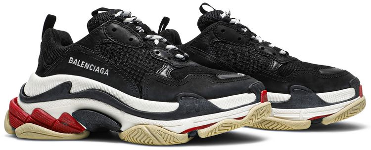 Balenciaga Wmns Triple S Sneaker Black Red