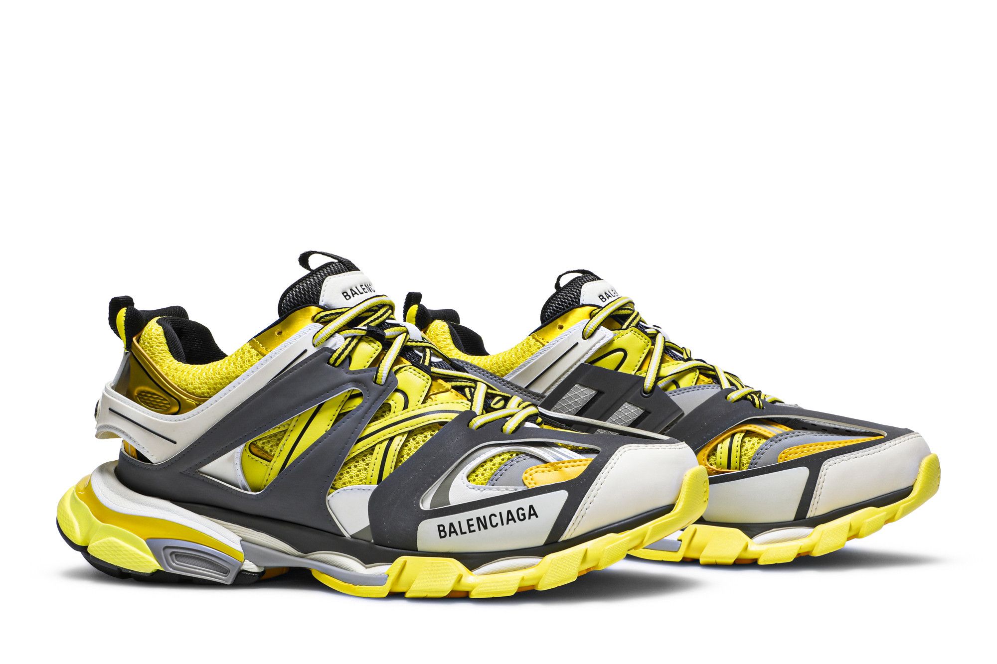 Buy Balenciaga Track Trainer Yellow Grey 542023 W1GB2 7184 GOAT CA