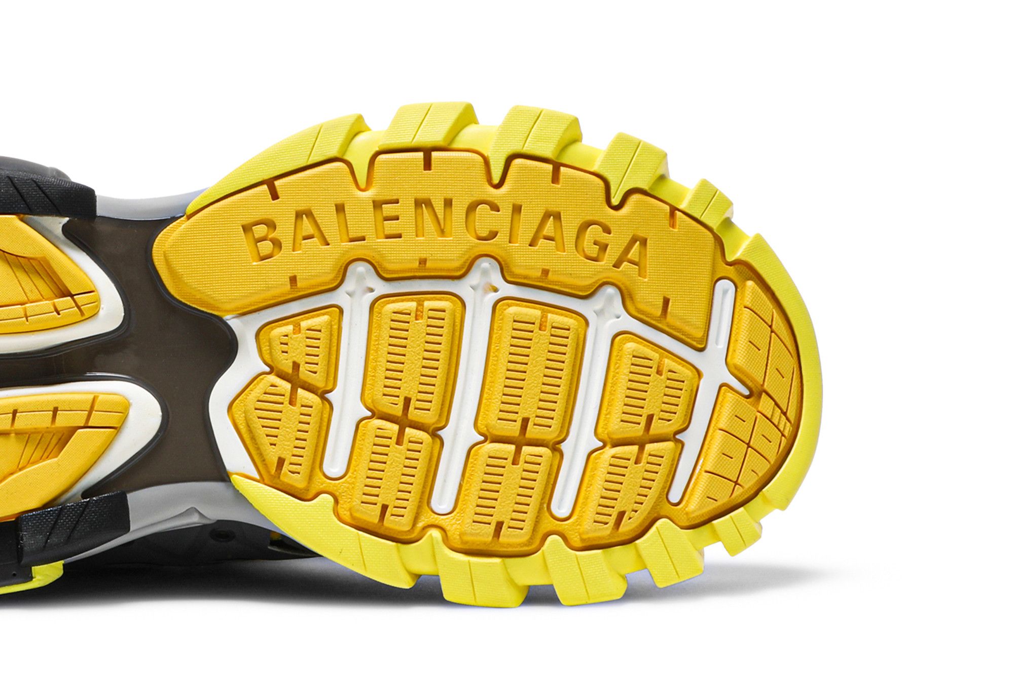 Size 11.0 Balenciaga Track Trainer Yellow Grey