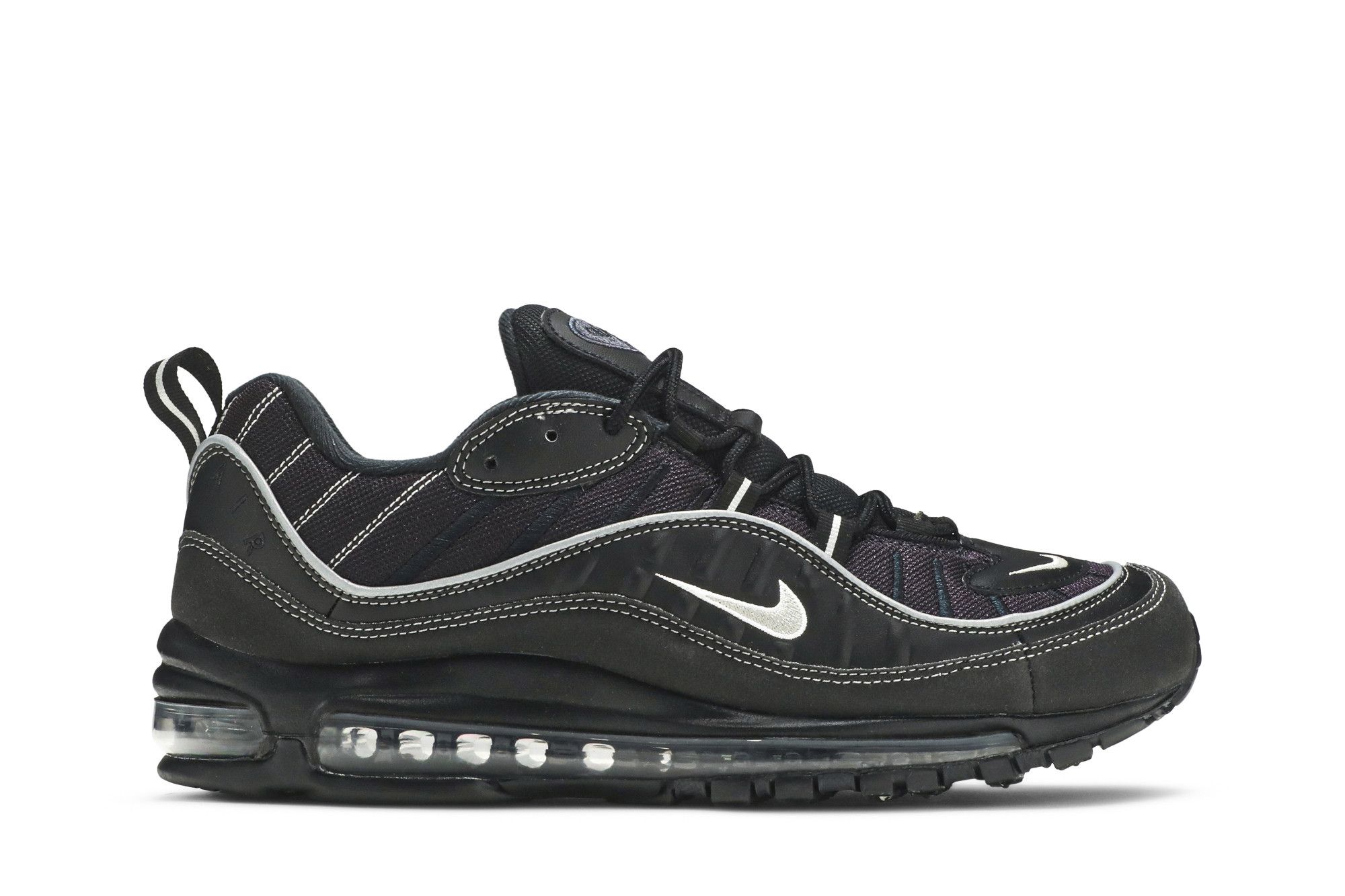 Buy Air Max 98 Black Silver 640744 013 GOAT UK
