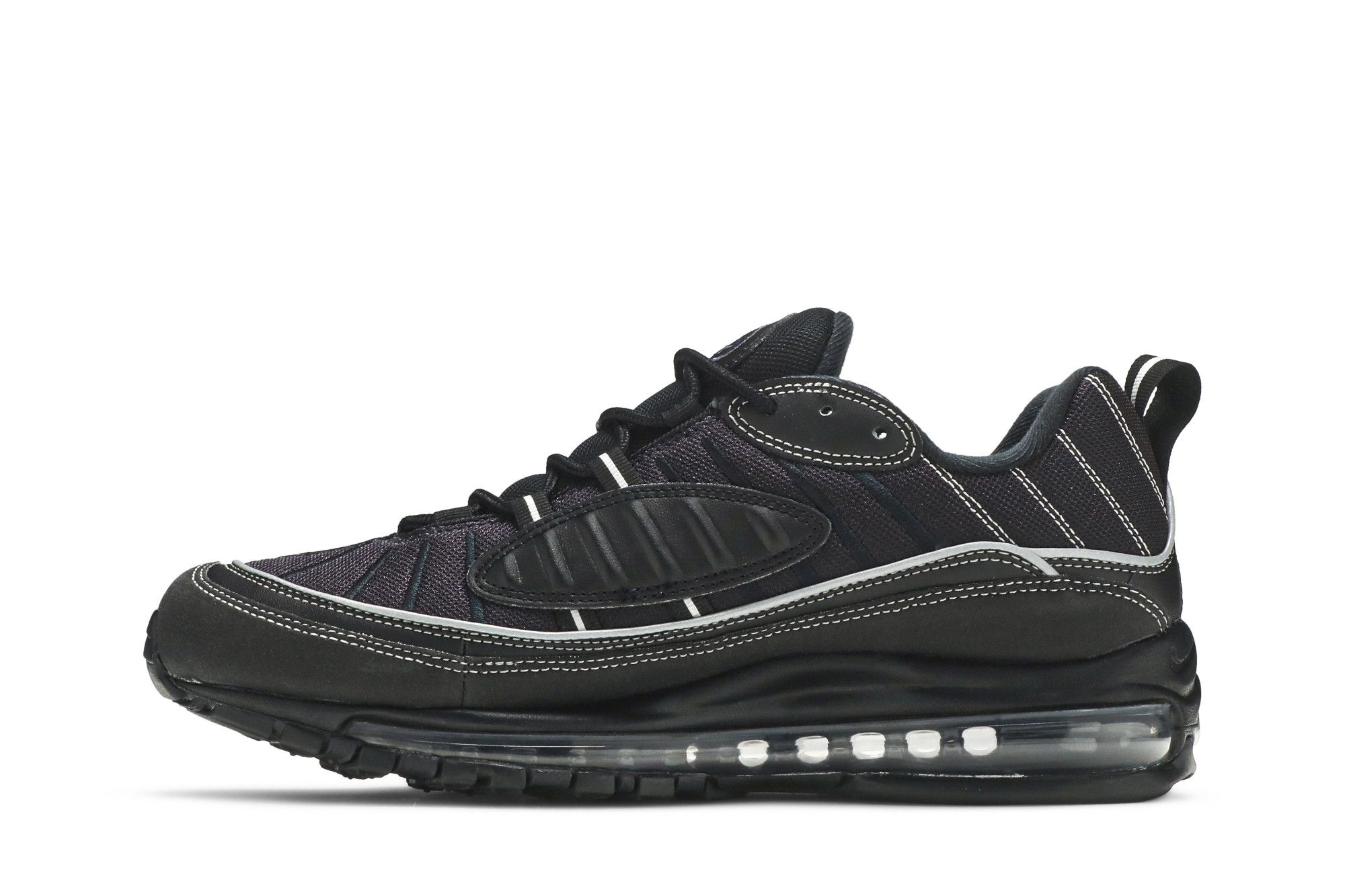 Size 7.0 Air Max 98 Black Silver