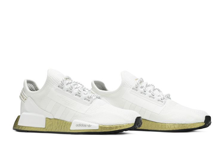 adidas gazelle silver green womens Adidas NMD R1 White Gum (2018/2020) main image 0