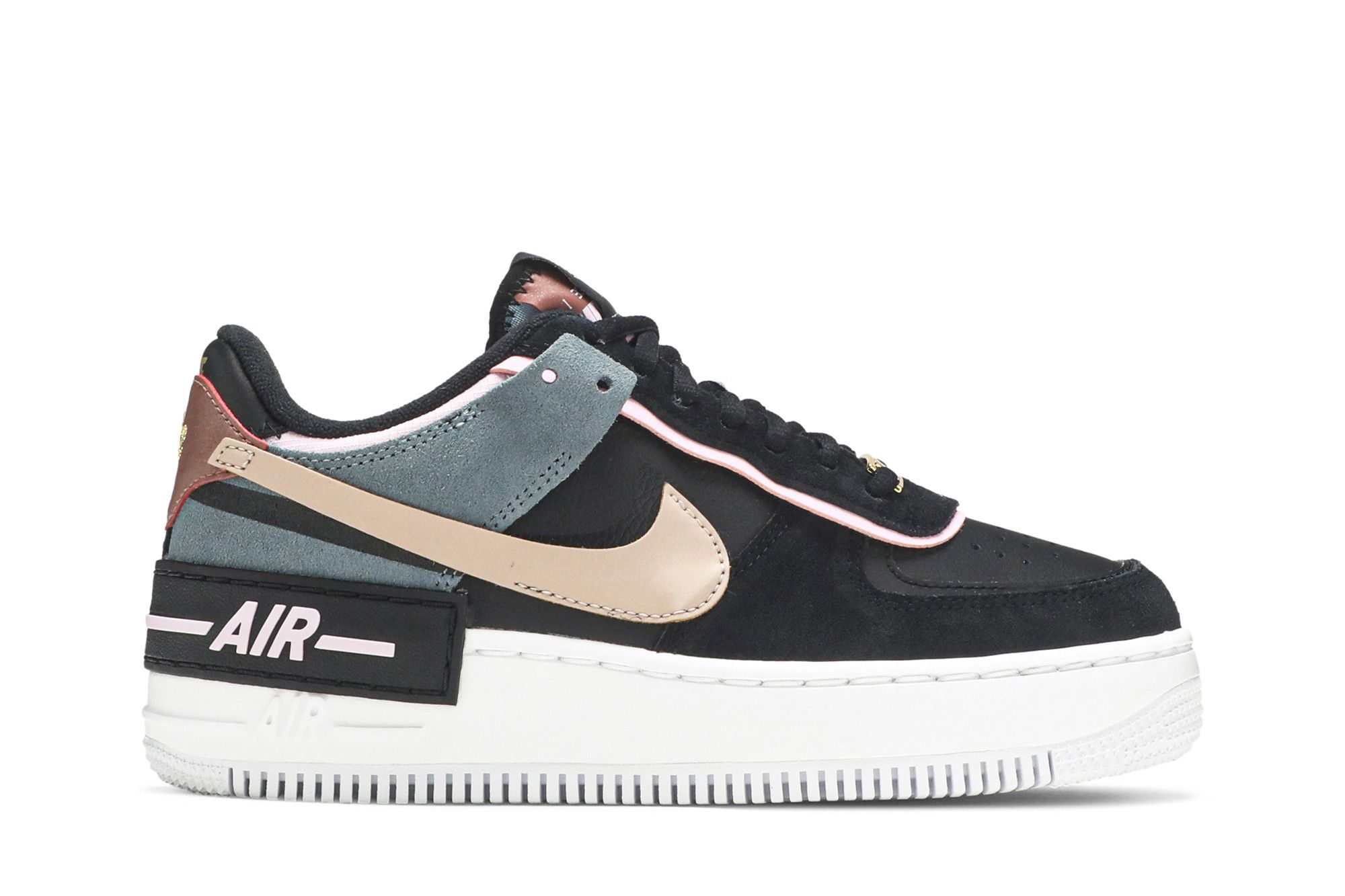 Buy Wmns Air Force 1 Shadow Black Light Arctic Pink CU5315 001 GOAT DE