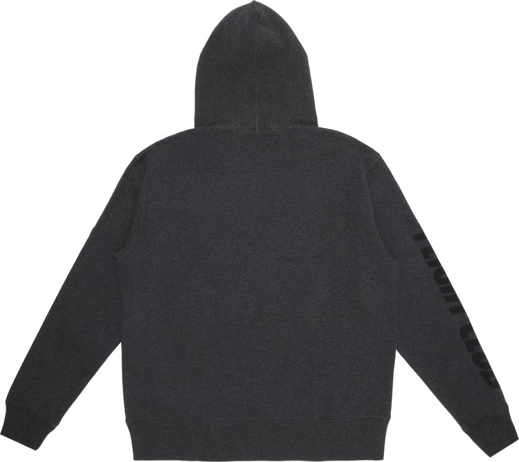 Flight Club Oversized Logo Hoodie Dark Gray