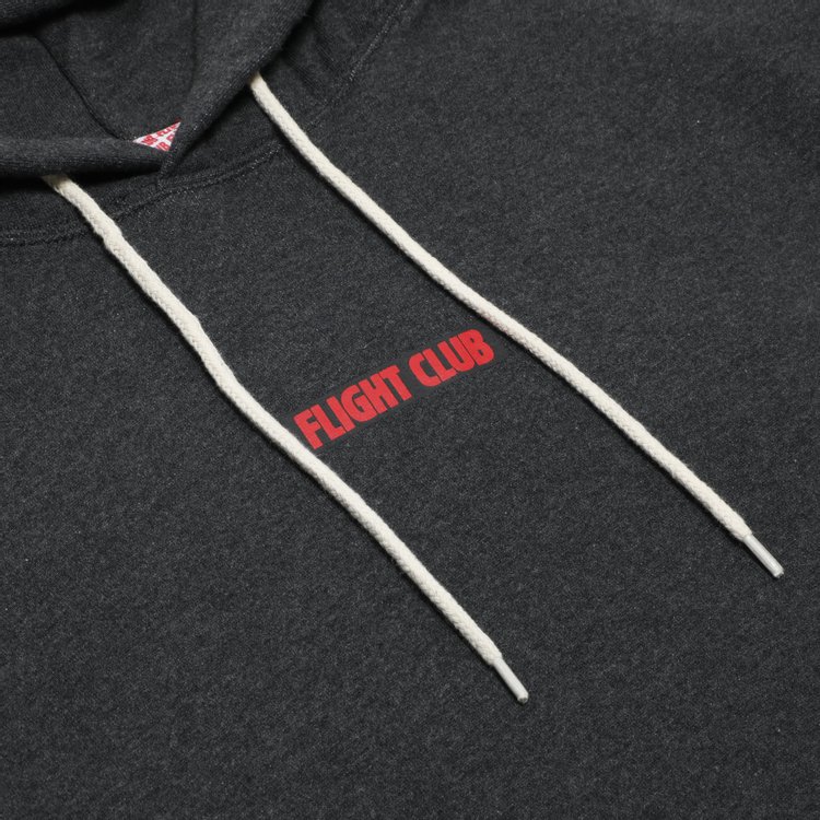 Flight Club Oversized Logo Hoodie Dark Gray