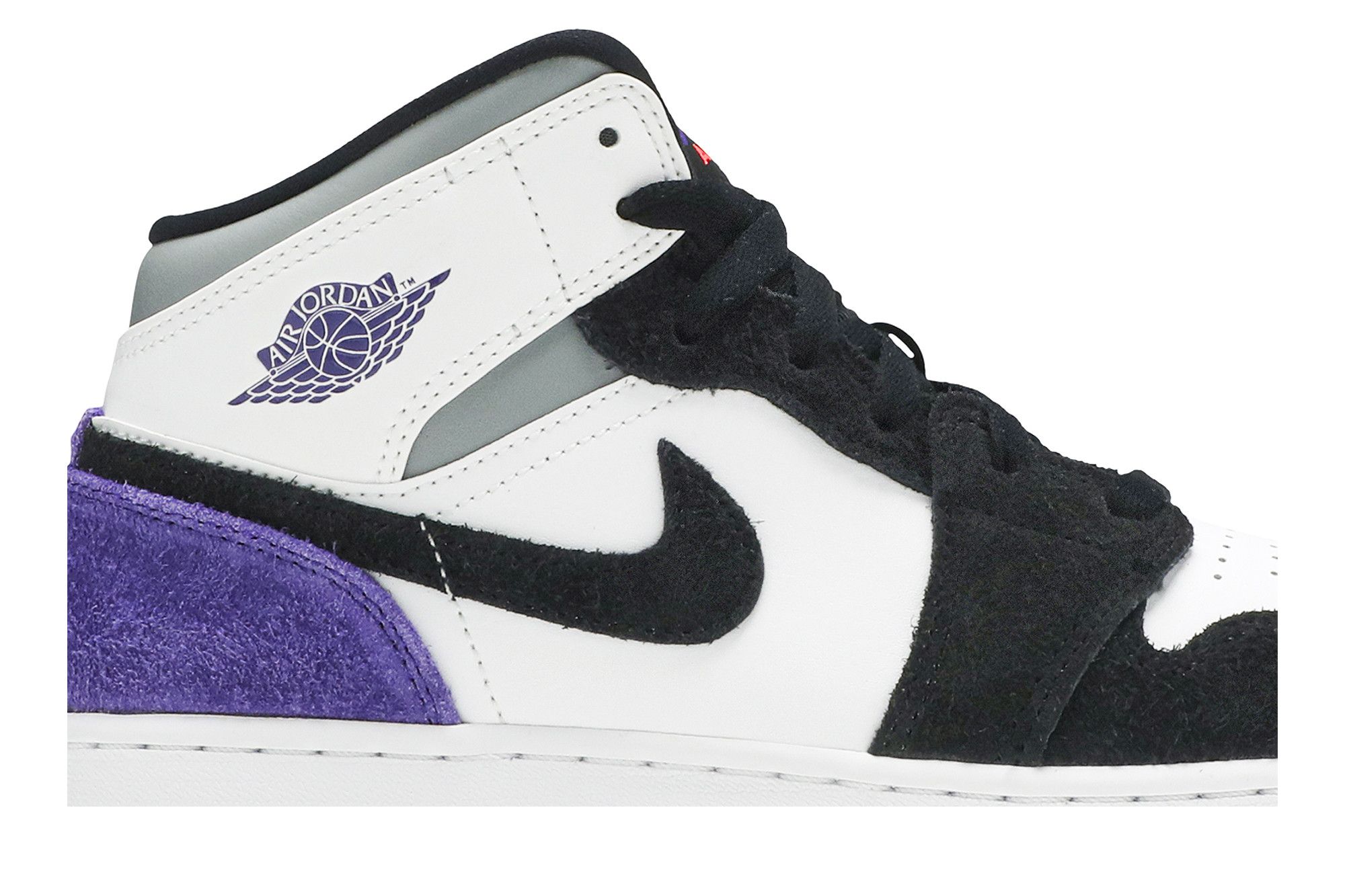NIKE AIRJORDAN1 MIDSE VARSITY PURPL新品未使用 Buy Air Jordan 1 Mid SE GS 'Varsity Purple' - BQ6931 105 | GOAT