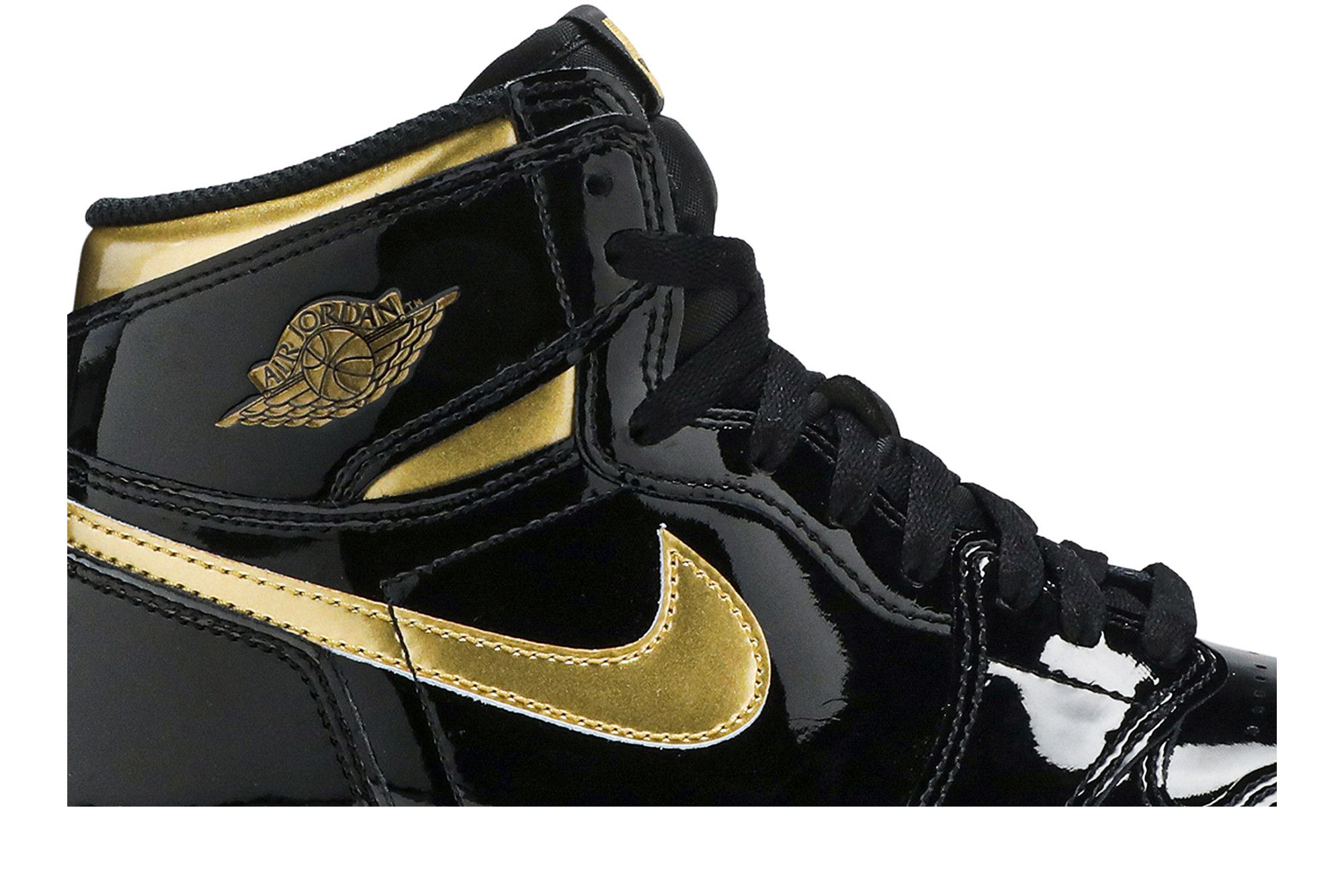 Air Jordan 1 Retro High OG Black Metallic Gold GS