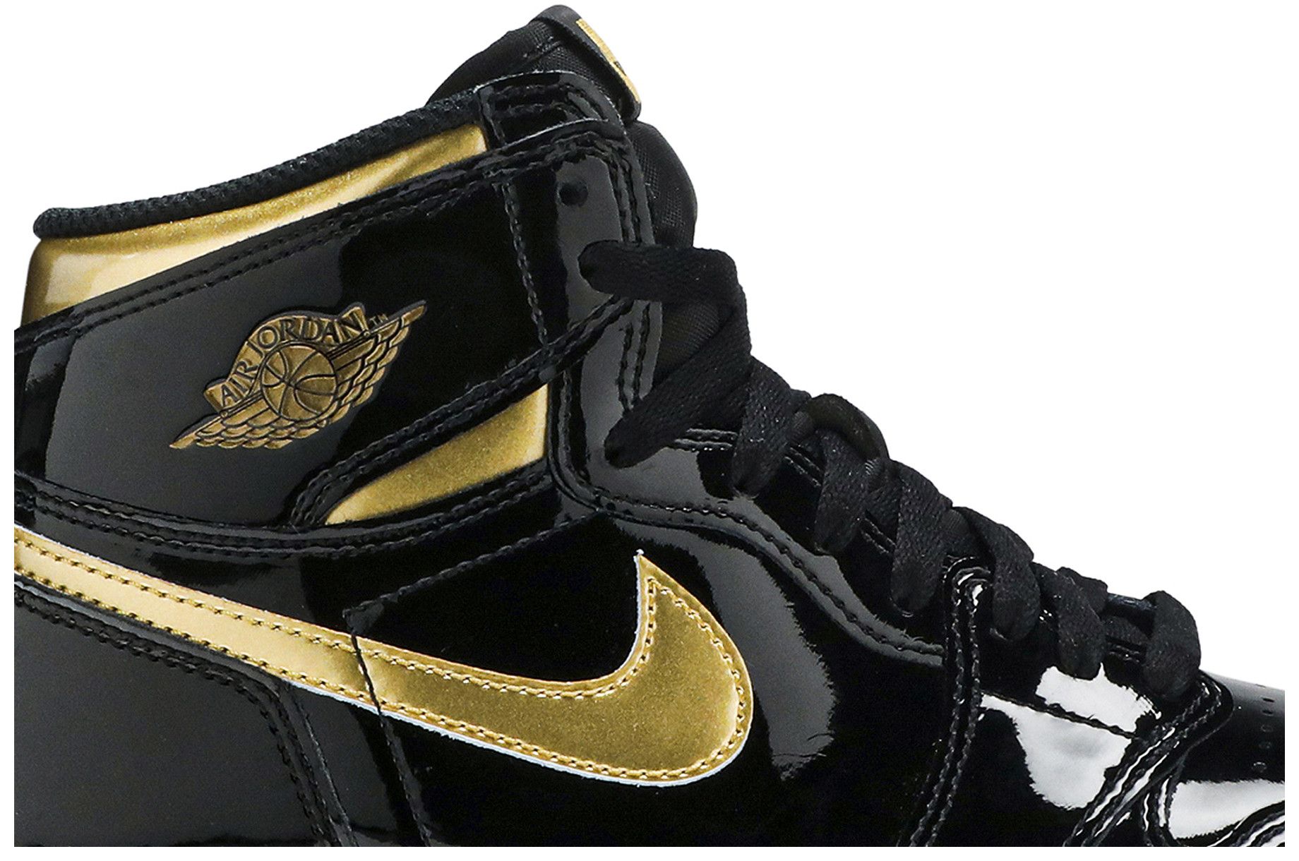 retro 1 black gold