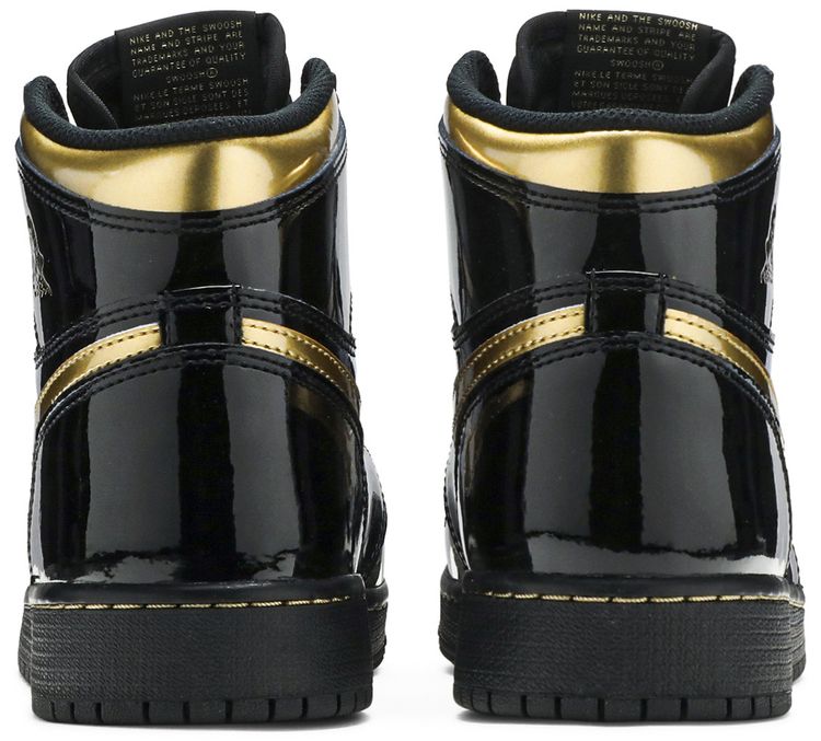 Air Jordan 1 Retro High OG GS Black Metallic Gold