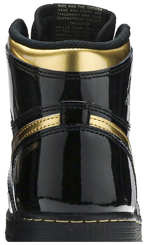 Air Jordan 1 Retro High OG GS Black Metallic Gold