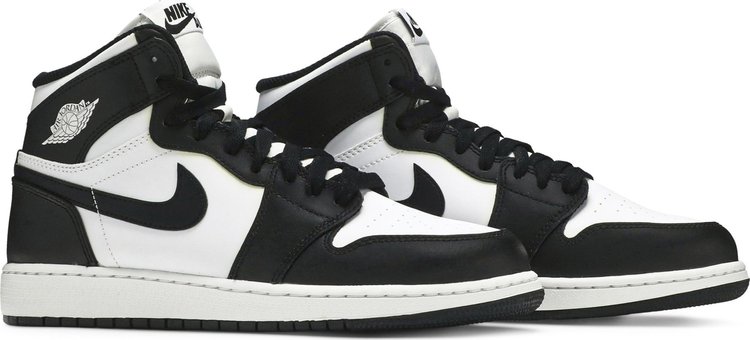 Air Jordan 1 Retro High OG BG Black White 2014