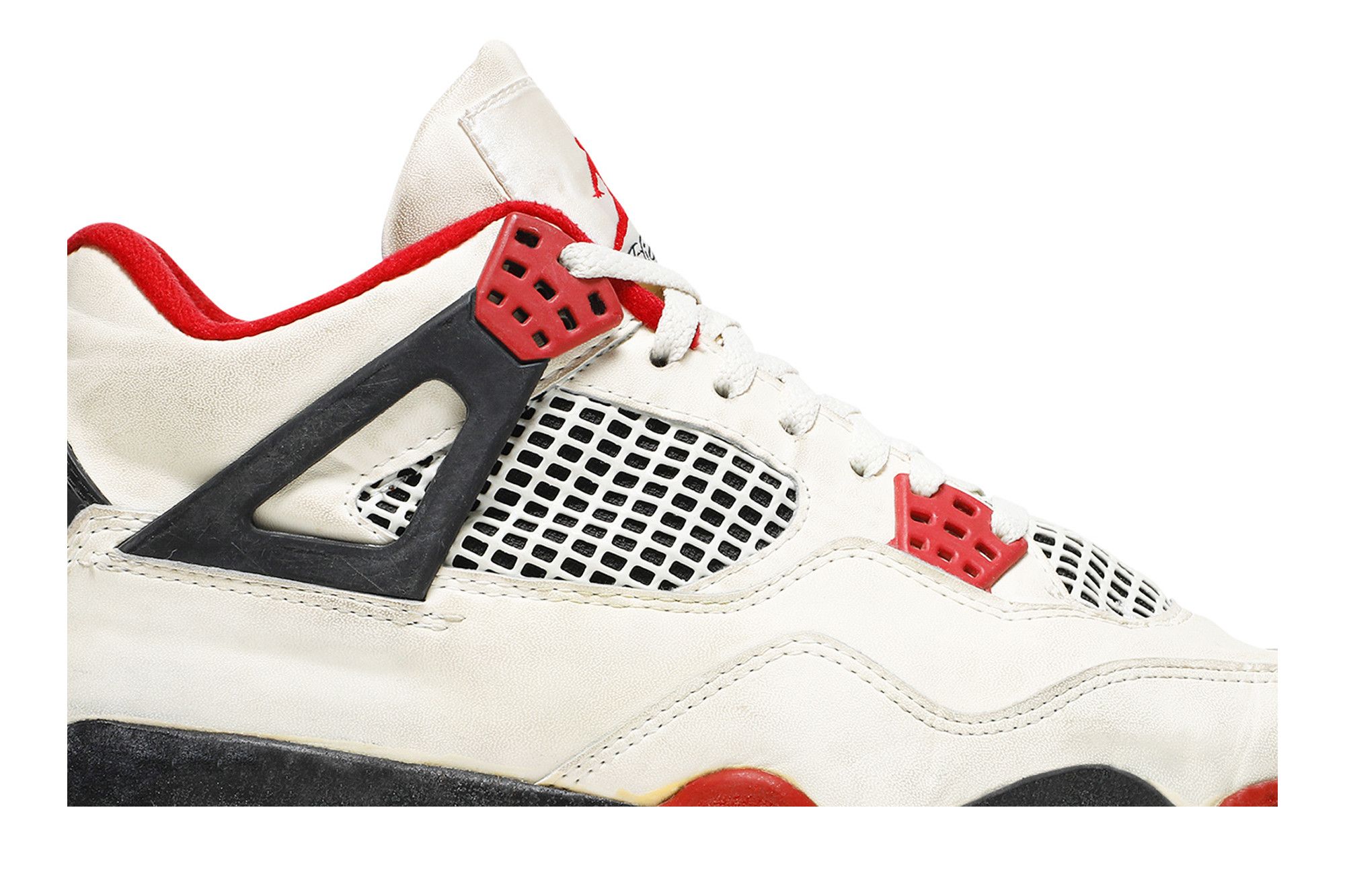 靴 Nike Air Jordan 4 Retro OG \"Fire Red\" Jordan 4 OG 'Fire Red' 1989 - Air Jordan - 4364 - white/fire