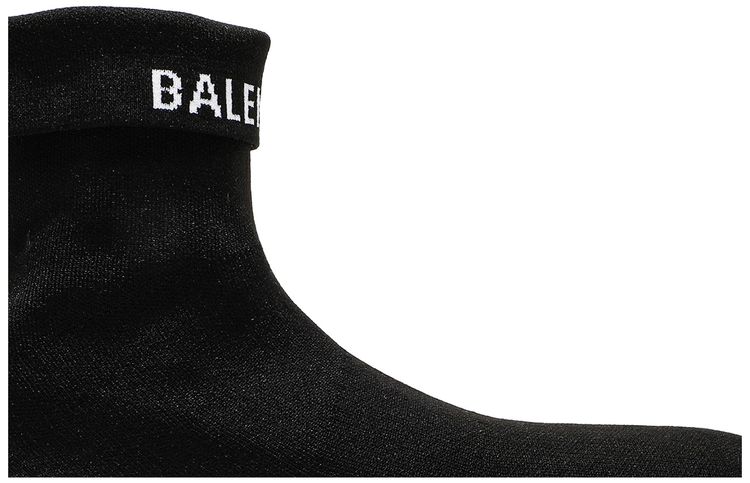 Balenciaga Speed Sneaker Cuffed Black Yellow