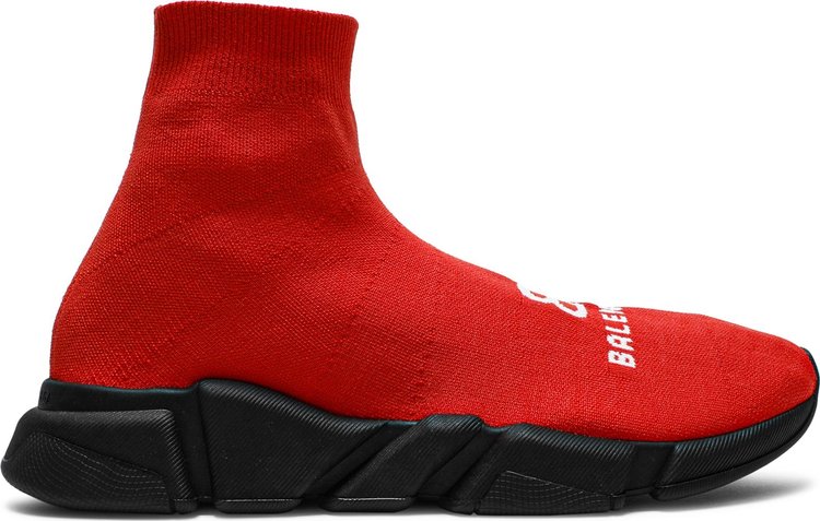 Balenciaga Recycled Speed Sneaker 'Red Black'