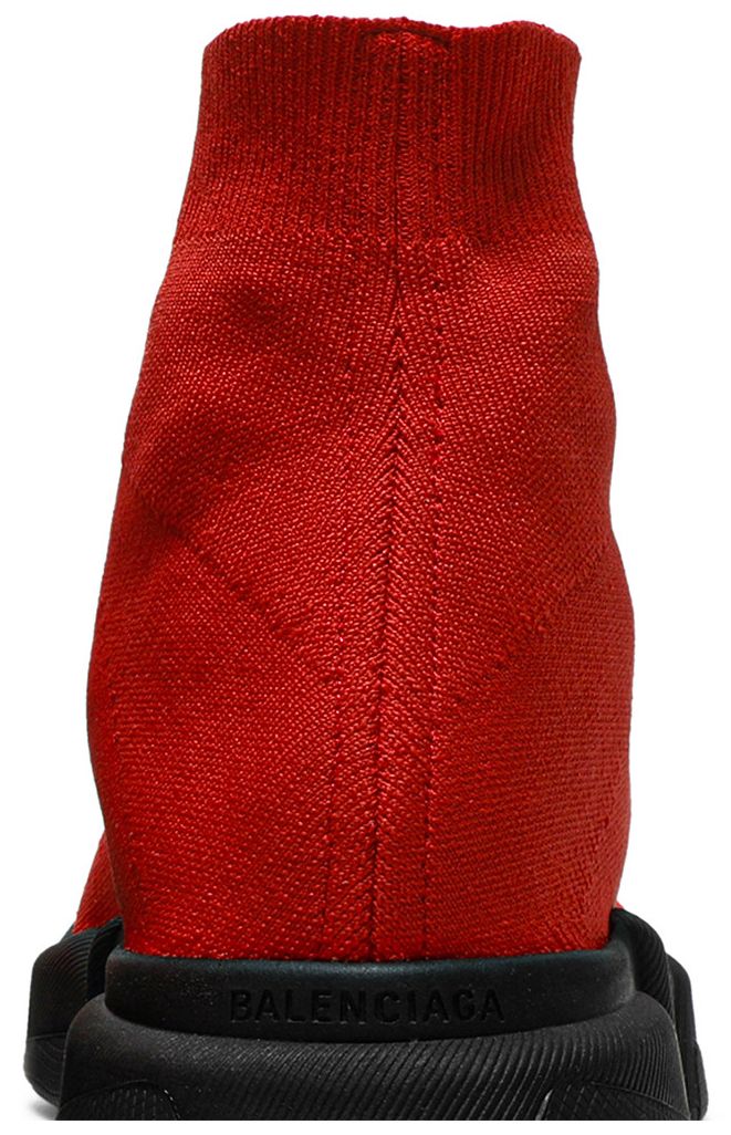 Balenciaga Recycled Speed Sneaker Red Black
