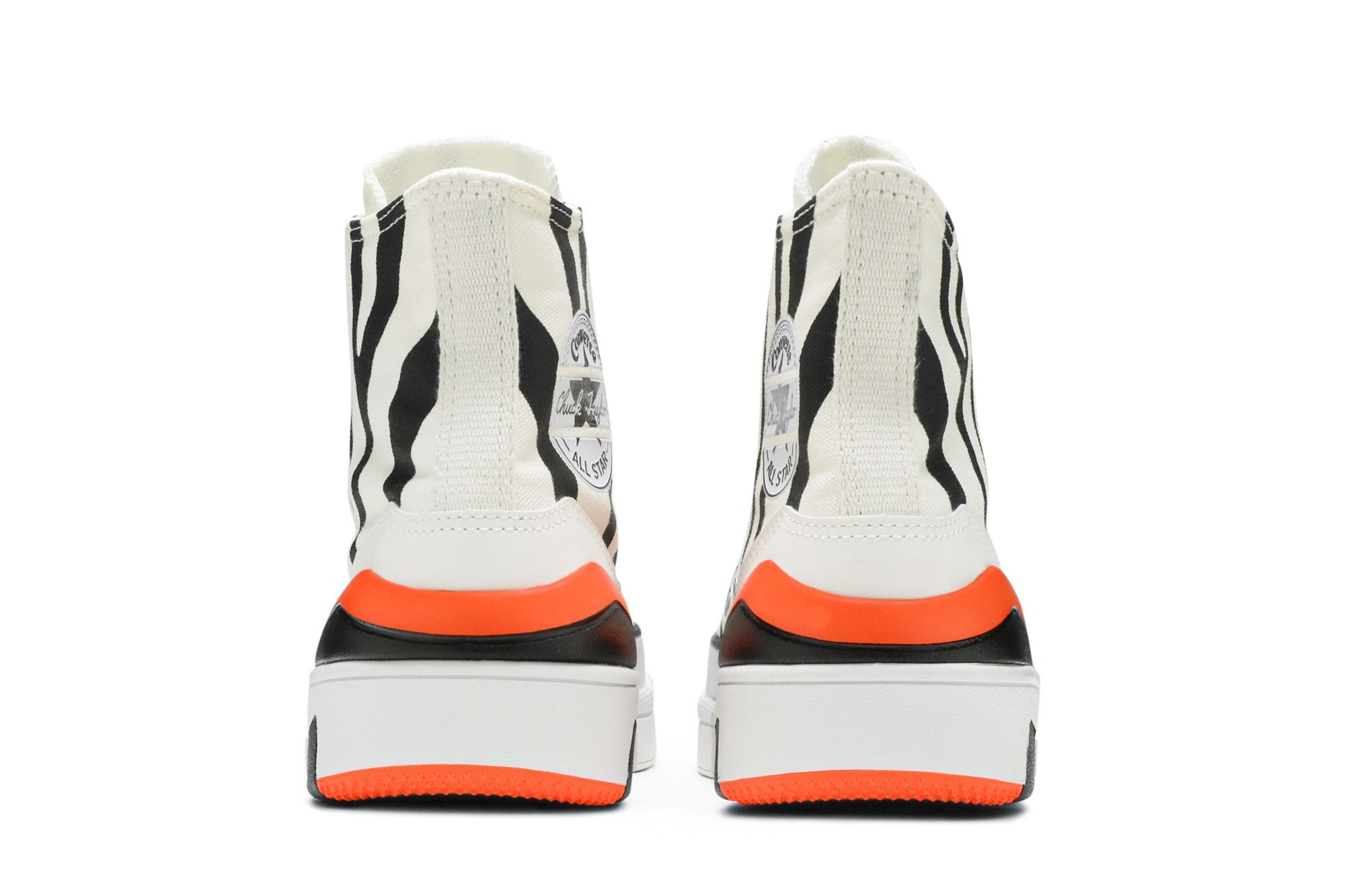 Converse CPX70 Zebra Print Black White Orange Shoes Women's