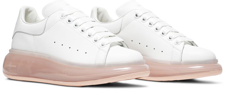 Alexander McQueen Wmns Oversized Sneaker White Rose Gold