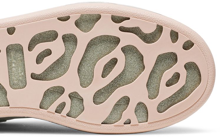 Alexander McQueen Wmns Oversized Sneaker Transparent Rose Gold Glitter