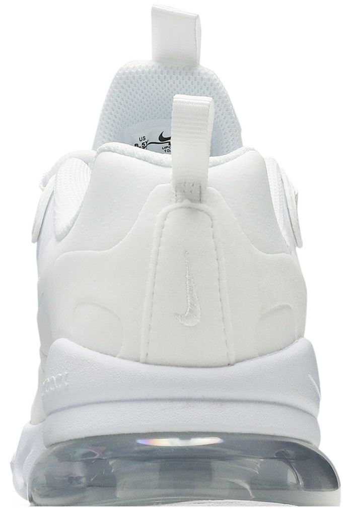 Nike Air Max 270 React GS Triple White