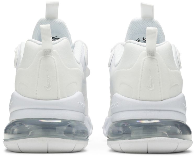 Nike Air Max 270 React GS Triple White