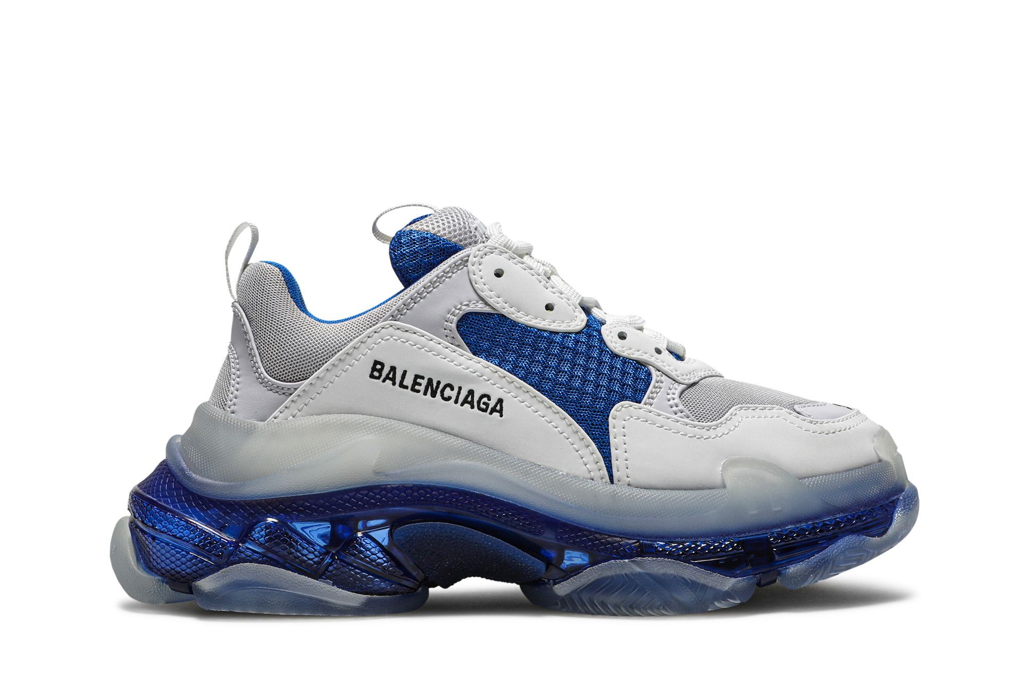 Balenciaga triple s blue and white deals