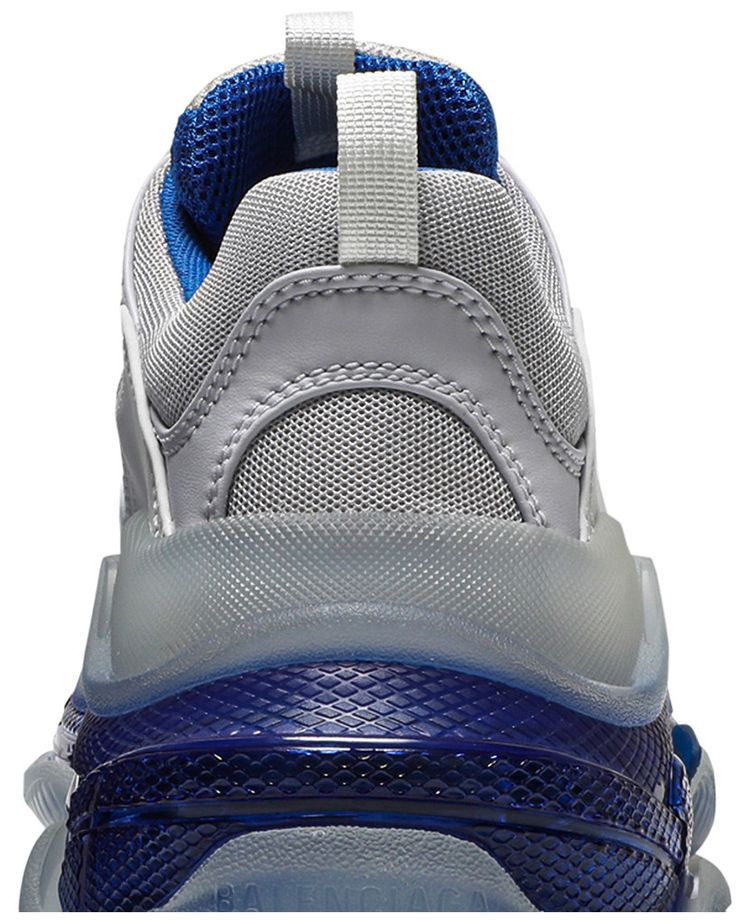 Balenciaga Wmns Triple S Clear Sole   White Blue