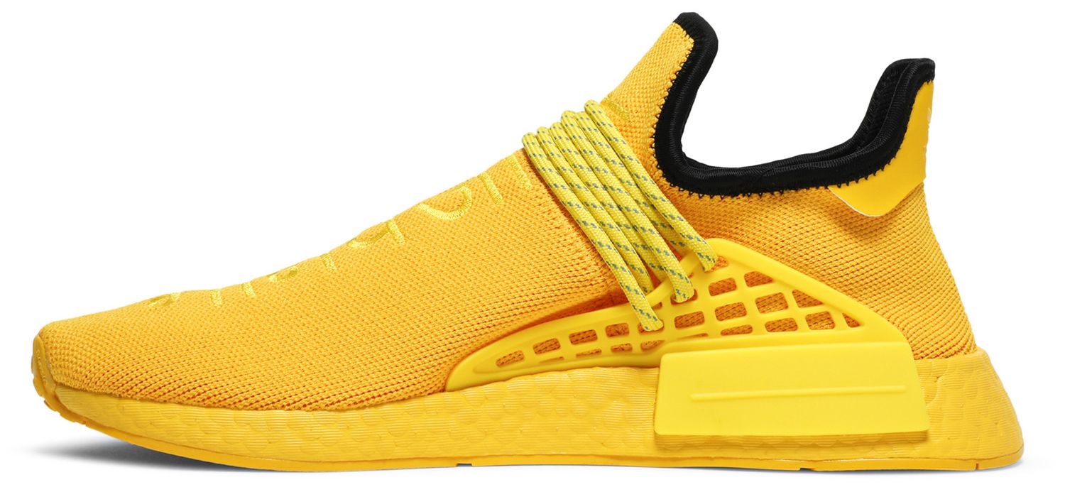 nmd human race yellow