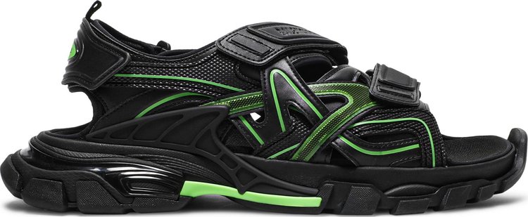 Balenciaga Track Sandal 'Black Fluo Green'