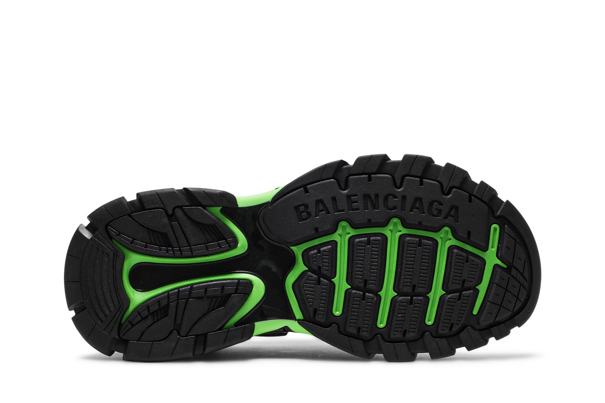 Buy Balenciaga Track Sandal 'Black Fluo Green' - 617542 W3AJ1 1030