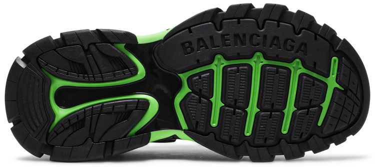 Balenciaga Track Sandal Black Fluo Green