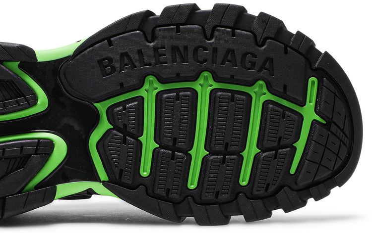 Balenciaga Track Sandal Black Fluo Green