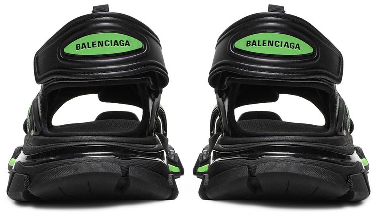 Balenciaga Track Sandal Black Fluo Green
