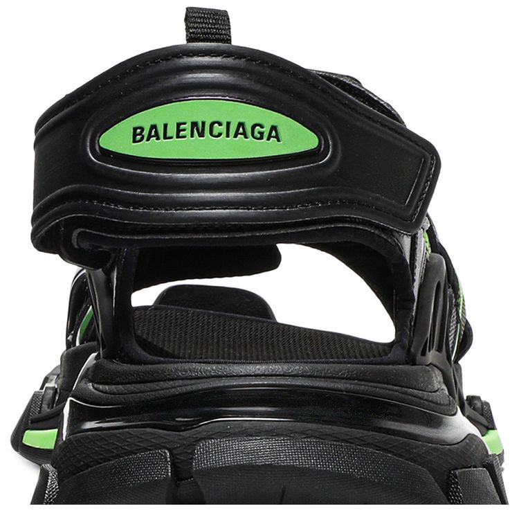 Balenciaga Track Sandal Black Fluo Green