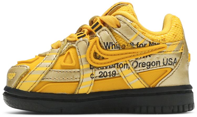 Off White x Nike Rubber Dunk TD University Gold