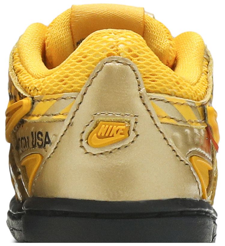 Off White x Nike Rubber Dunk TD University Gold