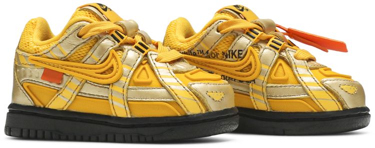 Off White x Nike Rubber Dunk TD University Gold