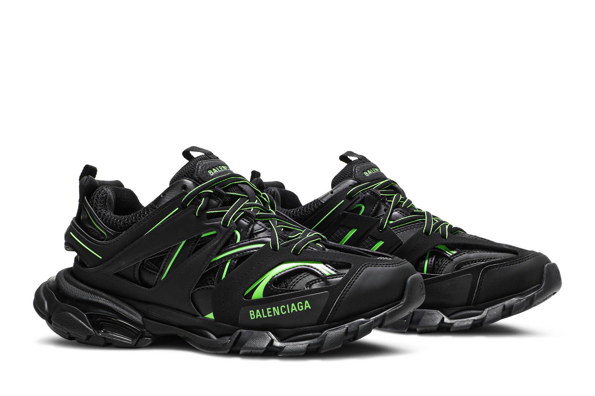 Buy Balenciaga Track Sneaker Black Green 542023 W3AC2 1035 GOAT