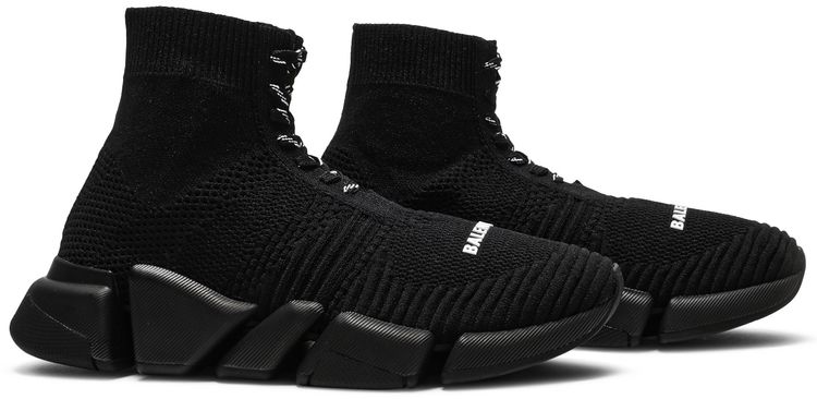 Balenciaga Wmns Speed 20 Lace Up Trainer Black