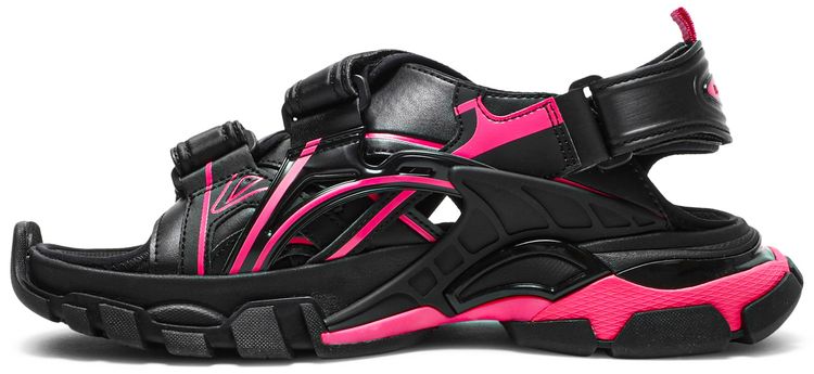 Balenciaga Wmns Track Sandal Black Pink