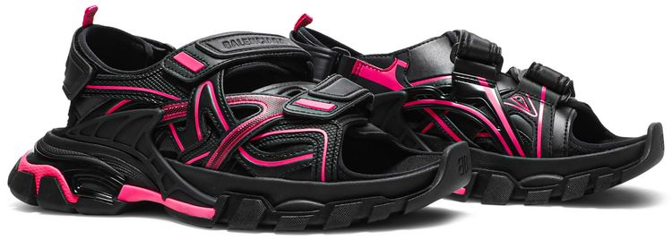 Balenciaga Wmns Track Sandal Black Pink
