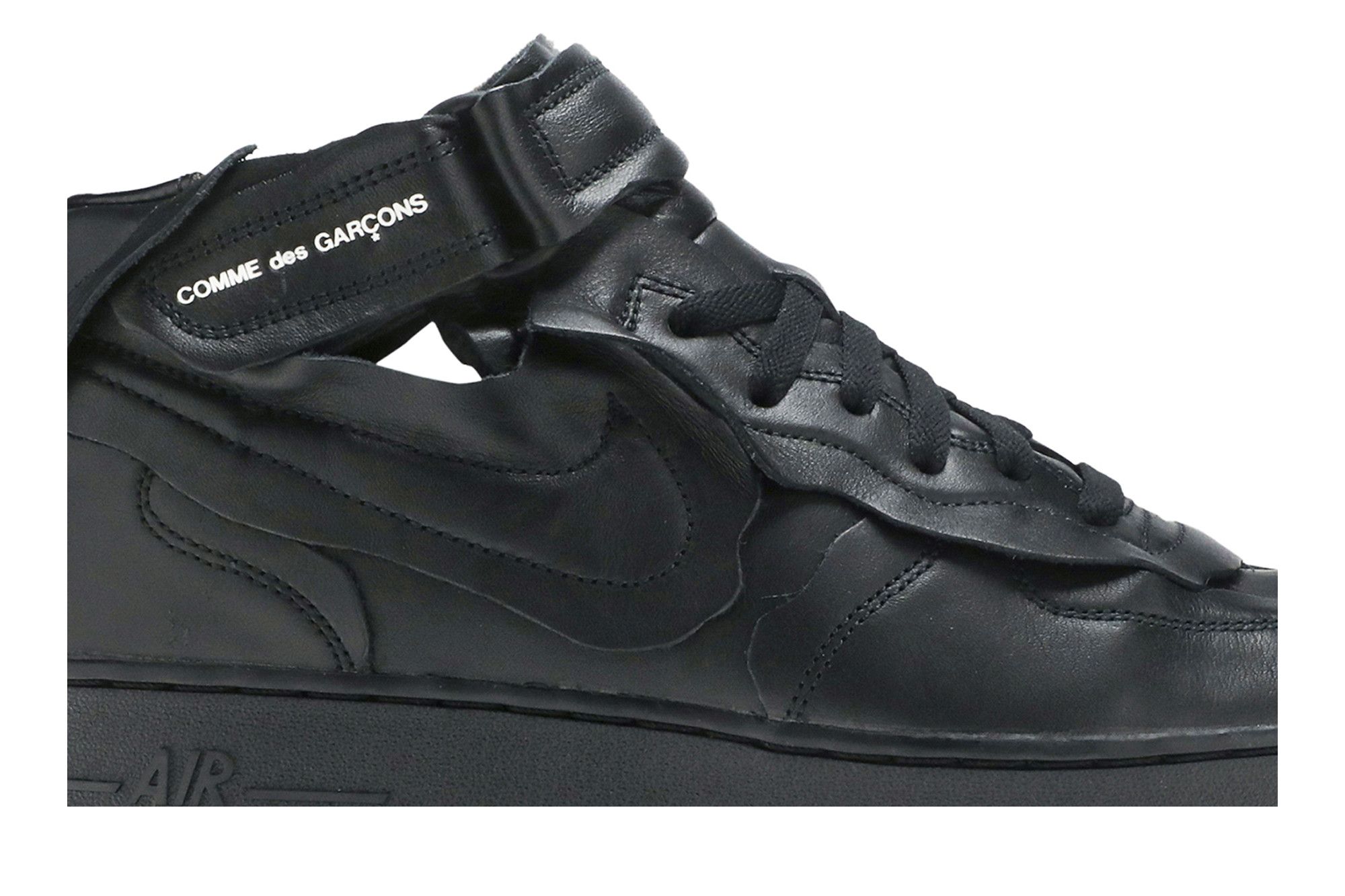 Buy Comme des Garçons x Air Force 1 Mid 'Triple Black