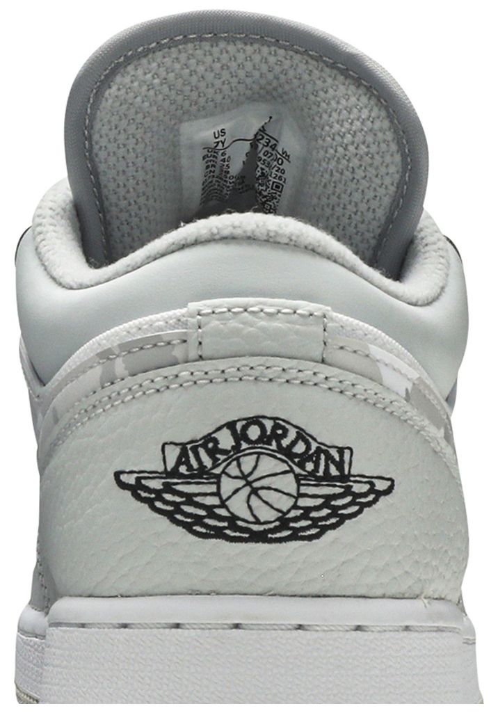 Air Jordan 1 Low SE GS White Camo