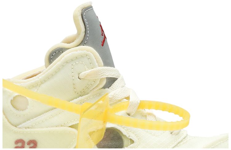 Off White x Air Jordan 5 Retro SP TD Sail