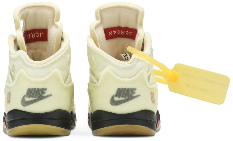 Off White x Air Jordan 5 Retro SP TD Sail