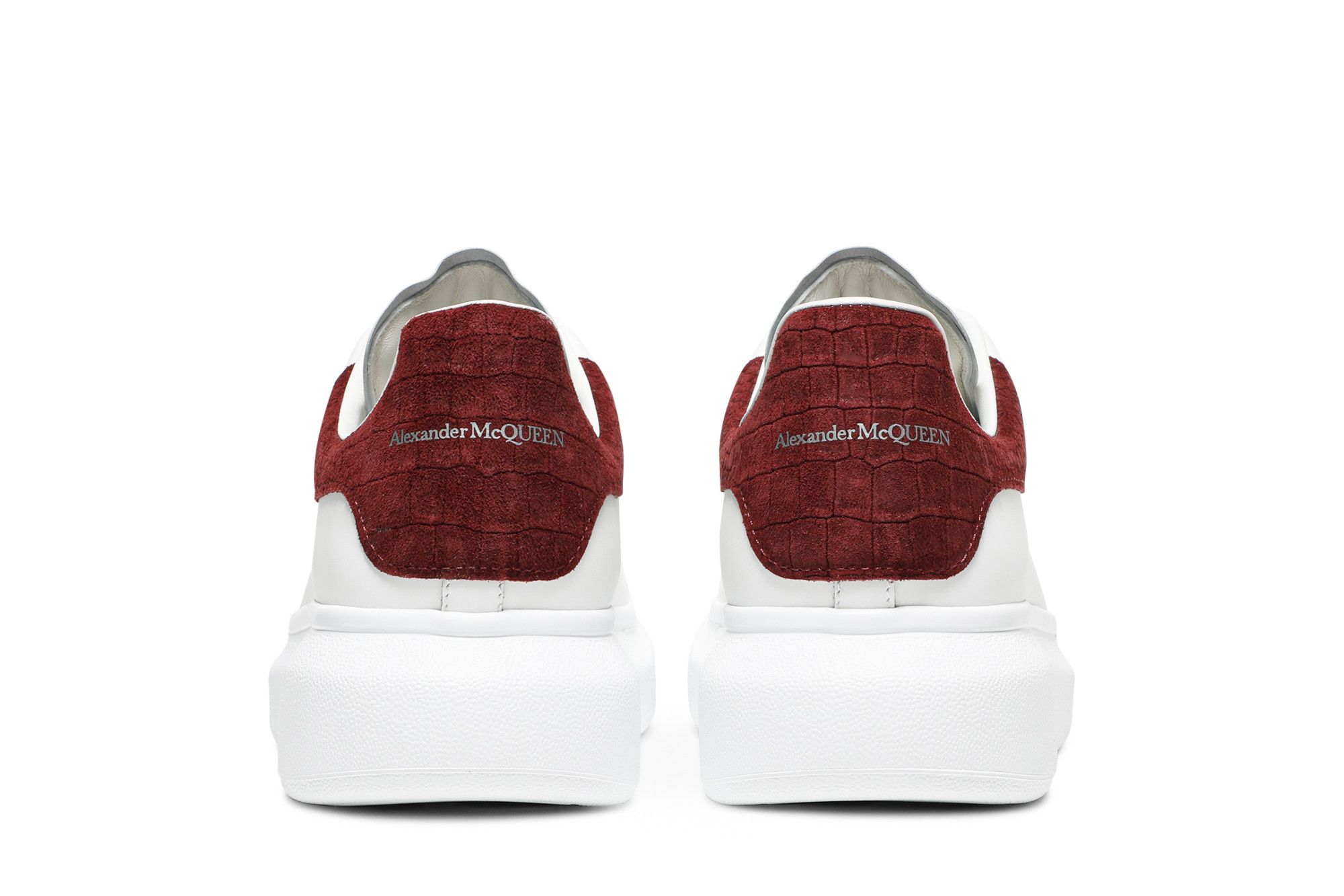 Buy Alexander McQueen Oversized Sneaker 'Burgundy Crocodile' - 625162 WHZ4K  9088 | GOAT