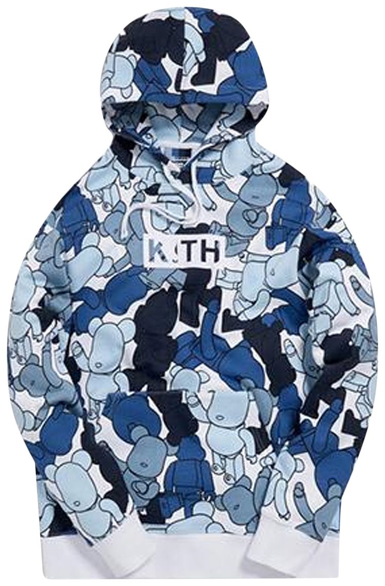 Kith x Bearbrick Pattern Hoodie Multicolor