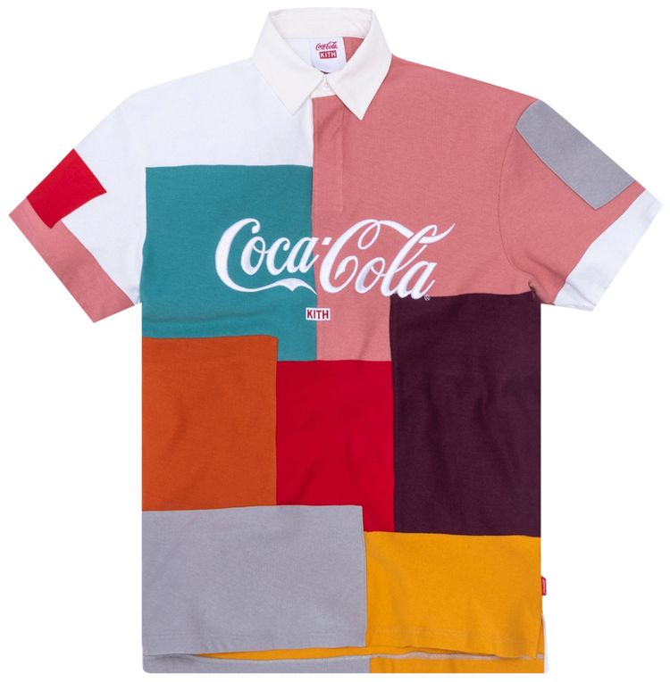 Kith x Coca Cola Rugby Short Sleeve Multicolor