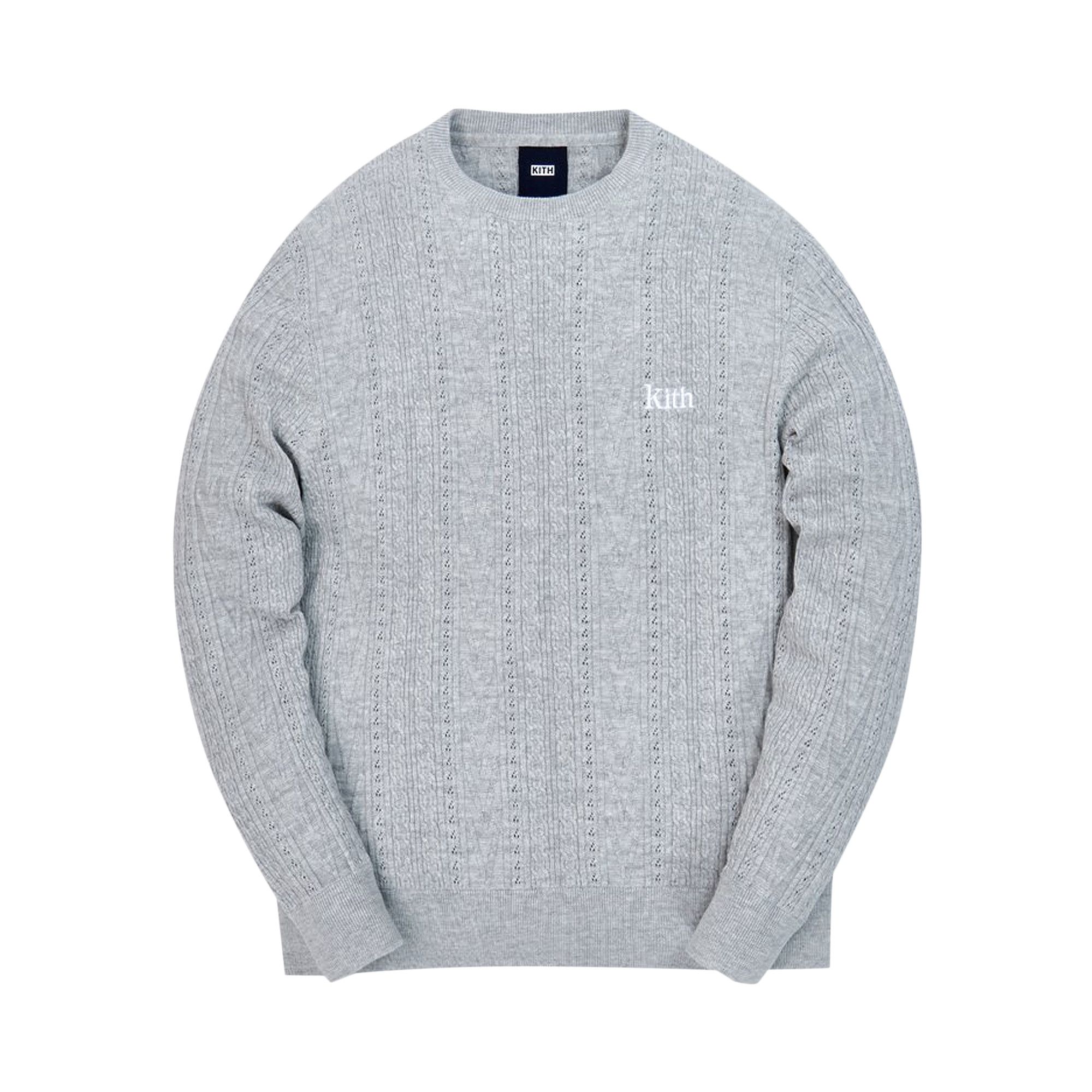 Buy Kith Vintage Tilden Crewneck Sweater 'Grey' - KH2441 103 | GOAT AU