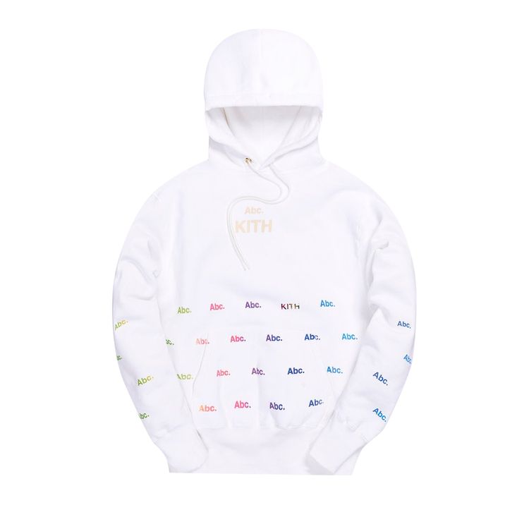 Kith X Advisory Board Crystals Holograph Hoodie White