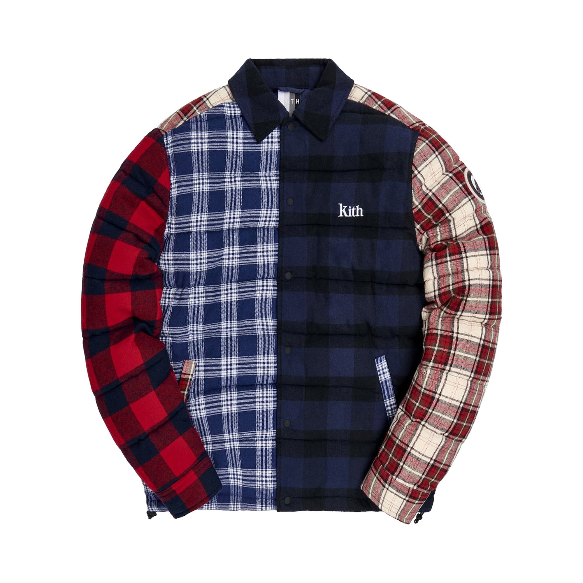 Buy Kith Murray Quilted Shirt Jacket Plaid Multi KH1268 116 GOAT CA